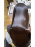 【再来】ヒト幹細胞ヘッドspa+髪質改善TR+ケアCL+ストレート+カット　￥28,800