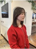 レイヤー × 流れる顔周り