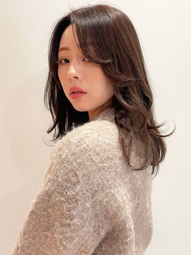 マイラ 銀座(myla) 小顔センターパートイメチェンワイドバング美髪ホワイトブロンド