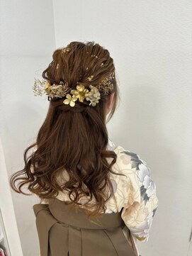 アジュール 倉敷店(Azule) Azuｌe/ハーフアップ/前髪カット