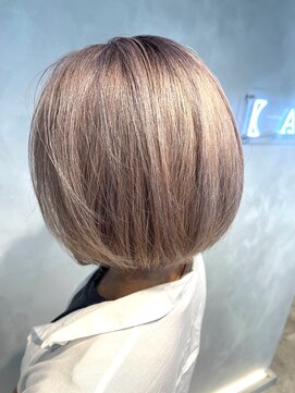 アコ(Aco) ミルクティー/ベージュ/ダブルカラー