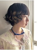 ウェーブパーマボブパーマ