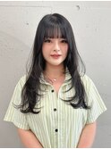松尾菫菜/レイヤーカット/韓国ヘア
