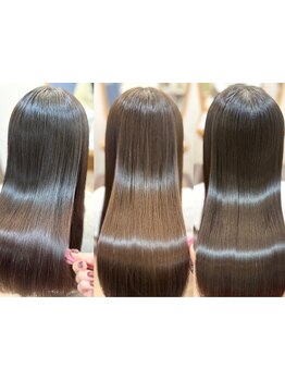 【全ての女性の髪をあなた史上、最高の美髪に♪】憧れの艶感に☆通えば通うたびにキレイに◎