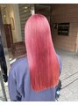 アース 北浦和店(HAIR&MAKE EARTH)&nbsp;１回のブリーチで高発色のピンク、おすすめです！