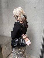 ヴァーディ オモテサンドウ(Vardy omotesando)&nbsp;roots/ルーツカラー 毛先カラー 裾カラー 三毛猫