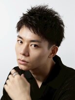 ルーシー 渋谷(LUCEY) スパイキーショートメンズカットツイストスパイラルパーマメンズ