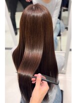 アンド ティグル(&.TIGRE) ココアベージュ／ケアカラー／髪質改善