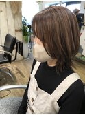 くびれヘア・レイヤーヘア・シナモンベージュ【Beronica新小岩】
