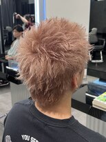 メンズ サロン ドット トウキョウ 町田店(men's salon dot. tokyo)&nbsp;ピンクベージュスパイキーショート