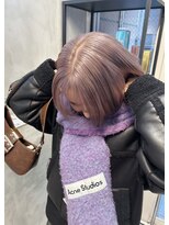 ロマリア ヒルズ 表参道 原宿(Lomalia HILLS)&nbsp;ラベンダーグレージュ[表参道ダブルカラーケアブリーチ縮毛矯正]