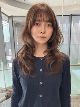 アクシス ナゴヤ(AXIS NAGOYA) 北野イメチェンピンクベージュアンブレラカラー前髪名駅名古屋駅