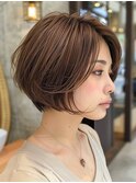小顔魅せショート