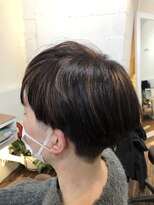 ティティーサッポロ(tity sapporo) 刈り上げマッシュ&白髪ぼかしハイライト