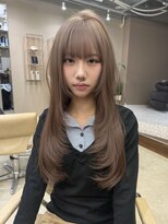 Maison cope'u 梅田 ブリーチ/ケアブリーチ/ブリーチデザイン/ブリーチカラー&nbsp;ミルクティーカラー