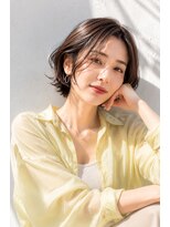 アッシュ 学芸大学店(Ash)&nbsp;ショートボブ/大人女性/シアーベージュ/白髪ぼかし/脱白髪染め