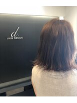 ディーヘアーデザイン(d.HAIR DESIGN)&nbsp;透明感のあるアッシュカラー