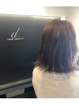 ディーヘアーデザイン(d.HAIR DESIGN) 透明感のあるアッシュカラー