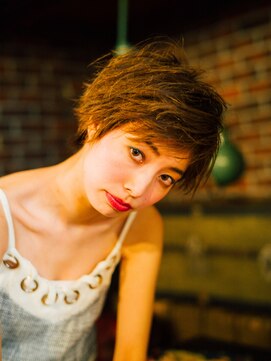 美容室 リズヘアー 稲毛店(Riz hair) 無造作クシャッとショート【稲毛】