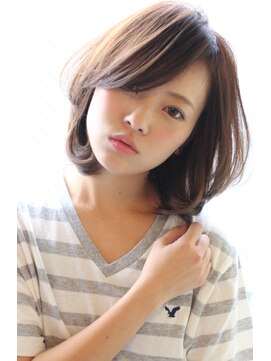 レウナ 外苑前(Reuna) 30代・40代に人気シルエットが綺麗なひし形ボブ