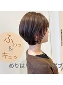 [K-two栄町/矢場町]ふわっ&キュッ　人気のめりはりショートボブ