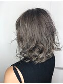 アッシュハイライトグレージュ
