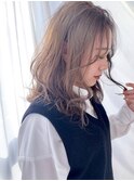 【sweep平尾】ケアブリーチでミルクティーベージュ(豊塚)