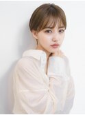 《Agu hair》耳掛けコンパクト×マッシュショート