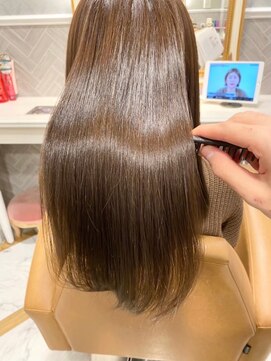 ロンド ストラーダ 心斎橋(Lond strada) マチルダボブ×インナーグレージュ【髪質改善/縮毛矯正】