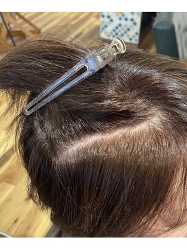 リッカ(ricca) riccaでのグレイカラーの染め方 before & after