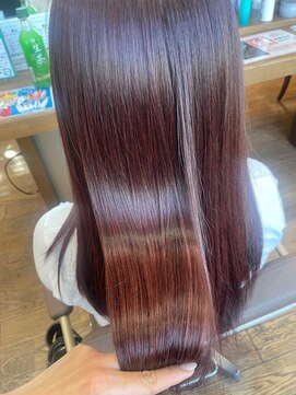 TJ天気予報 1ページ 桑名店 ローズブラウン×ロング