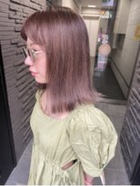 ヘアー ミッション 心斎橋店(hair Mission) ハイピンクベージュ