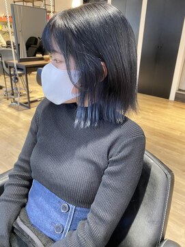 ハナビ(Hanabi) イヤリングカラー×ブルー
