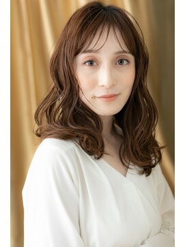 カバーヘア ブリス 戸田公園西口店(COVER HAIR bliss) □チェリーブラウン波巻きプリカール216戸田公園20代30代40代