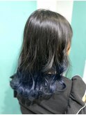 【グラデーションネイビーブルー】池袋駅/東池袋駅