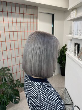 ペレ 渋谷(PELE) ウルフ/マチルダボブ/ピンクベージュ/インナーグレージュ/渋谷