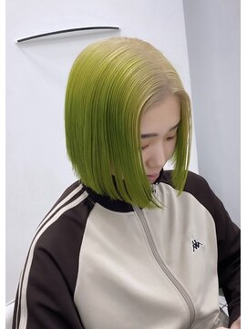 ディーン 岡崎店(DEAN) 【DEAN岡崎】ルーツカラー ネオングリーン