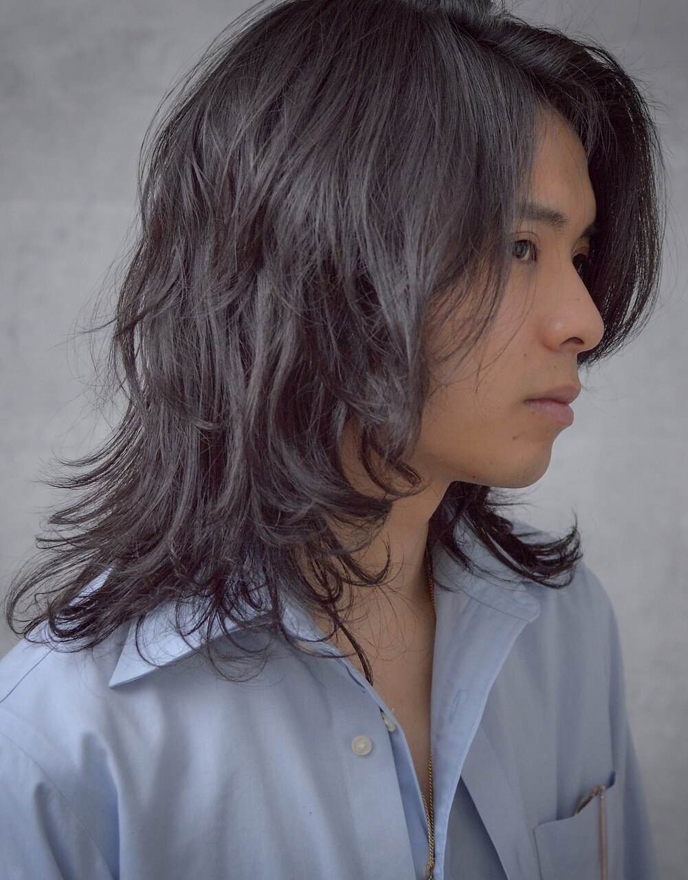 2025年-2026年冬】メンズ｜ロングの髪型・ヘアアレンジ｜中国｜標準｜5