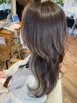 ヘアーショップ エヌアンドエー 越谷店(hair shop N&A) 髪質改善ケア×艶髪ウェーブ#21 イヤリングカラー/アレンジ