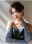 センターパートショート20代30代40代大人可愛い青山表参道