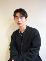 ニコ トウキョウ 渋谷(nico TOKYO)&nbsp;センターパート/ニュアンスパーマ/メンズカット