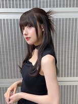 コア 表参道(COA)&nbsp;レイヤーカット/ウエットヘア/オリーブベージュ/表参道/表参道駅