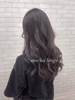 ヘアースタジオ シーオーイー(hair studio C-O-E) 透明感溢れる暗めモカベージュカラー