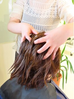 フィオーレ(Fiore)の写真/【毎日頑張る自分にご褒美を…】至極の本格ヘッドエステで癒しのsalon timeをお過ごしください♪