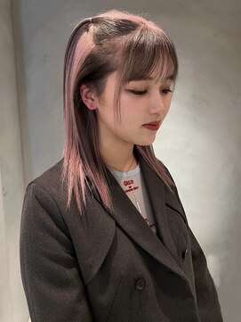 ペレ 梅田(PELE) 前髪/アンブレラカラー/こなれミディ/イメチェン/ウェーブパーマ