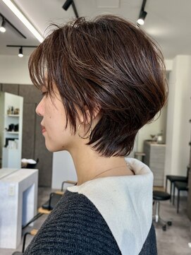 インセプション 銀座(INCEPTION) ショート/ボブ/面長/前髪なし/絶壁解消/30代/40代/50代/くびれ