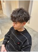 メンズ無造作スパイラルパーマ【佐藤和弥】