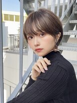 アイドットプラス 表参道(i.+omotesando)&nbsp;前髪あり小顔つや髪顔まわり簡単スタイリングショートボブS48