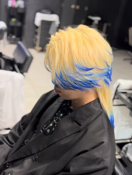 アウル 心斎橋(owl) エンドカラー/センターパート/ウルフ/ブリーチ/ダブルカラー