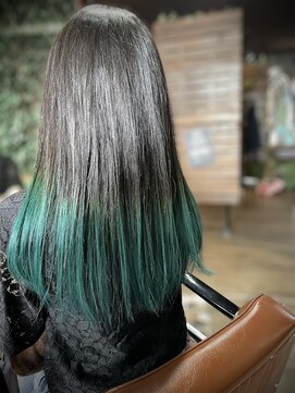 フェニーチェ アヴァンティ インターナショナルヘアサロン(fenice avanti) GREENグラデーション